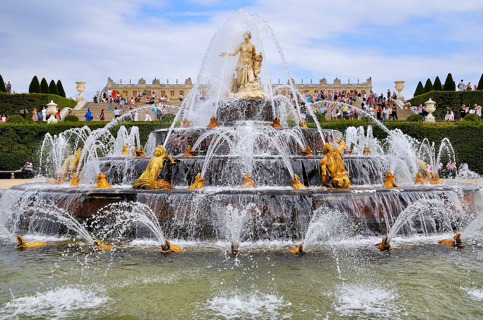 Outdoor Fountains of the Gardens of Versailles