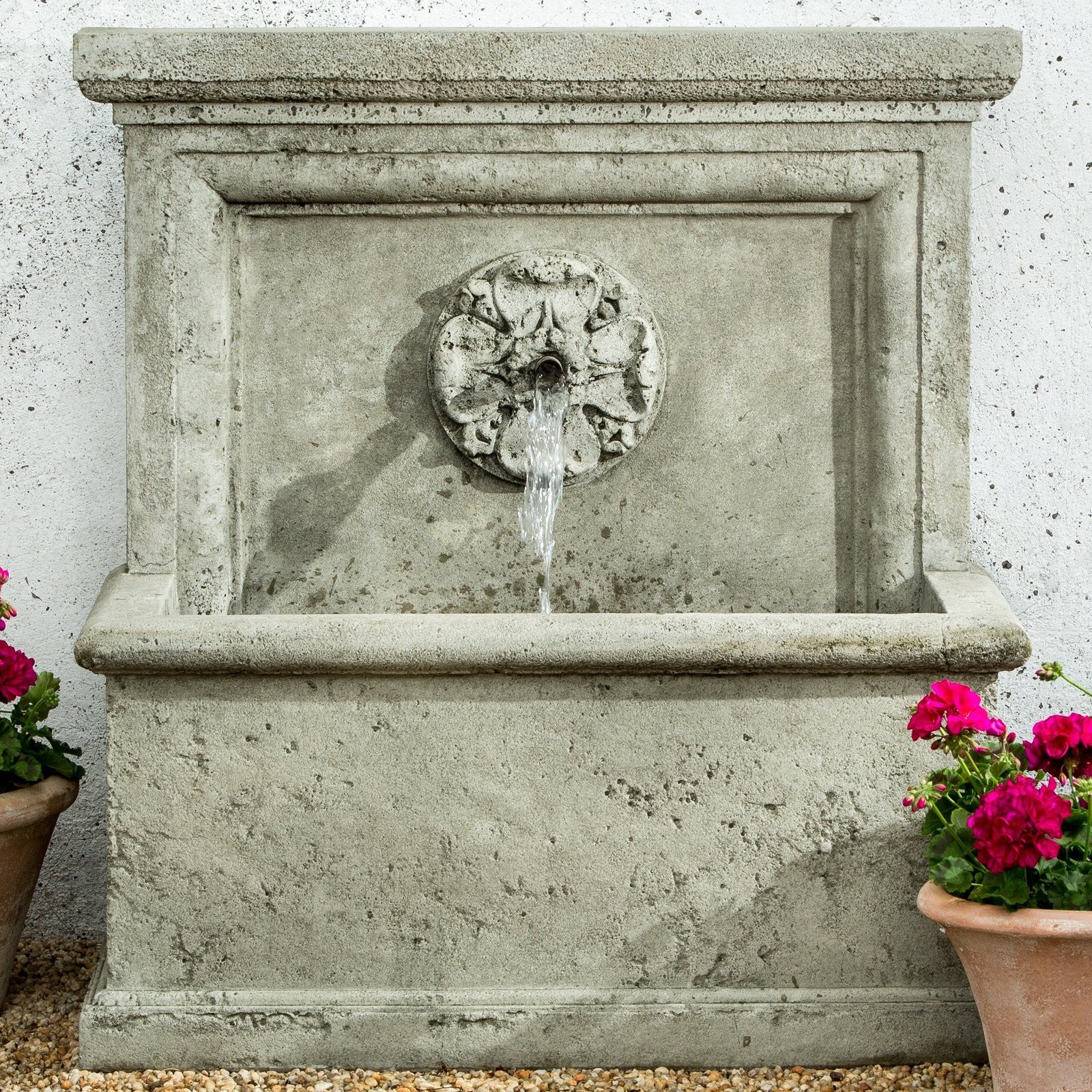 St. Aubin Wall Fountain -Cast Stone