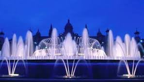 Magic Fountain of Montjuic in Barcelona