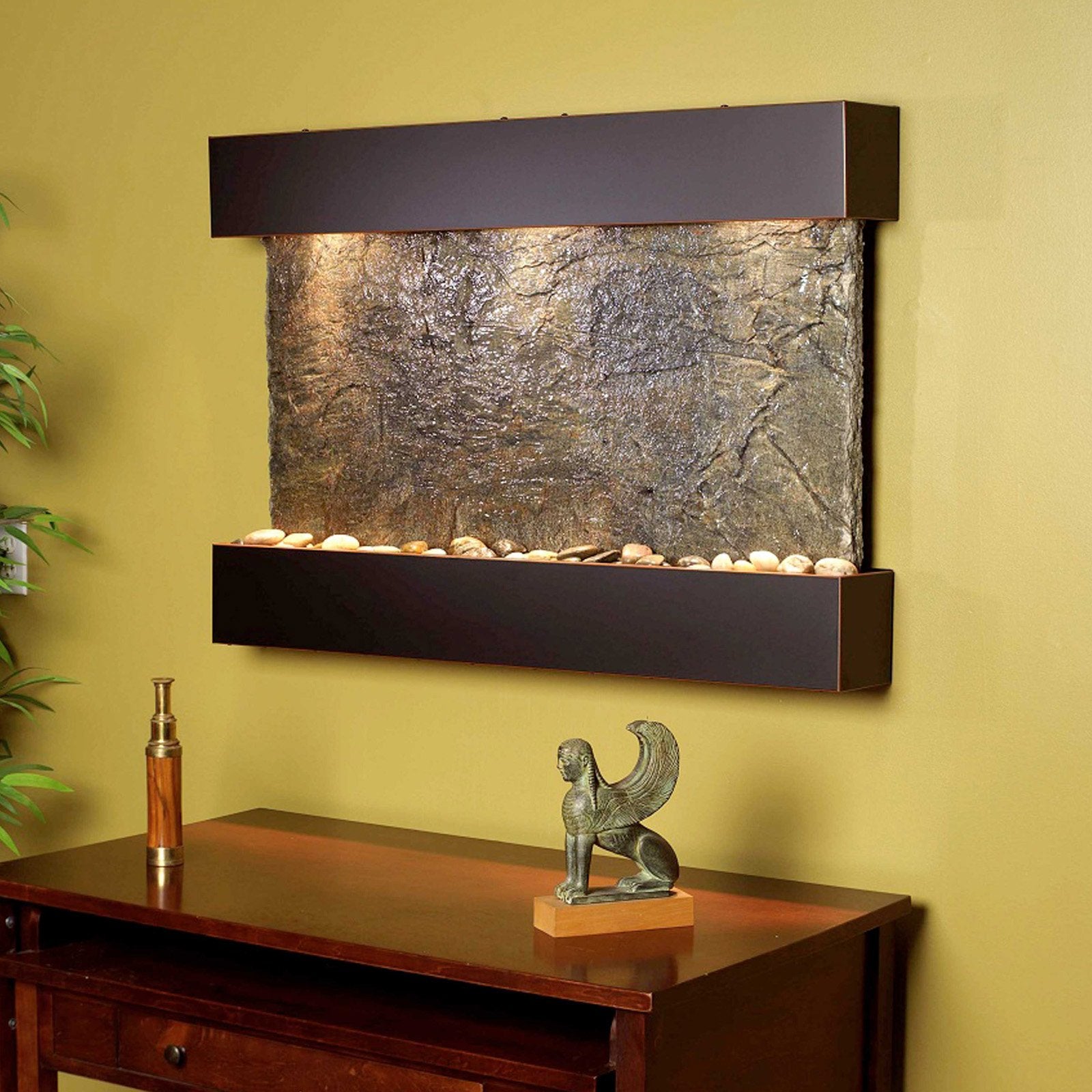 wall mounted indoor fountain