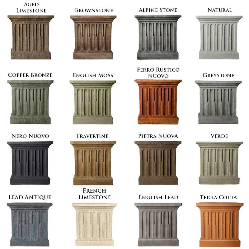 Pineapple Cast Stone Birdbath