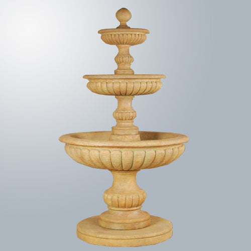 Acqua Sparta Three Tier Outdoor Water Fountain