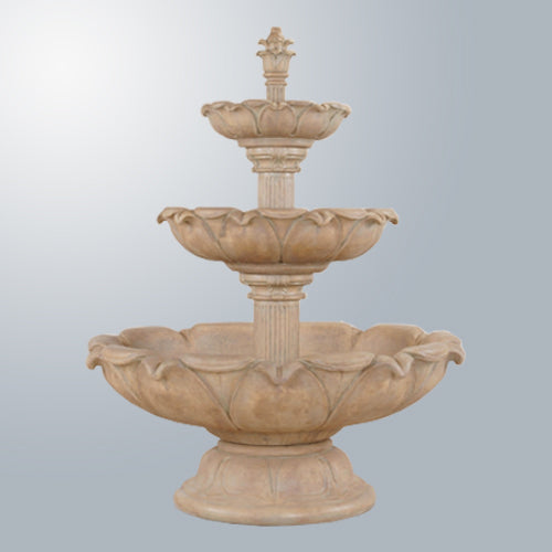 Acquarossa Three Tier Fountain Short