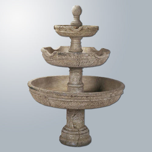 Agrigento Three Tier Outdoor Water Fountain