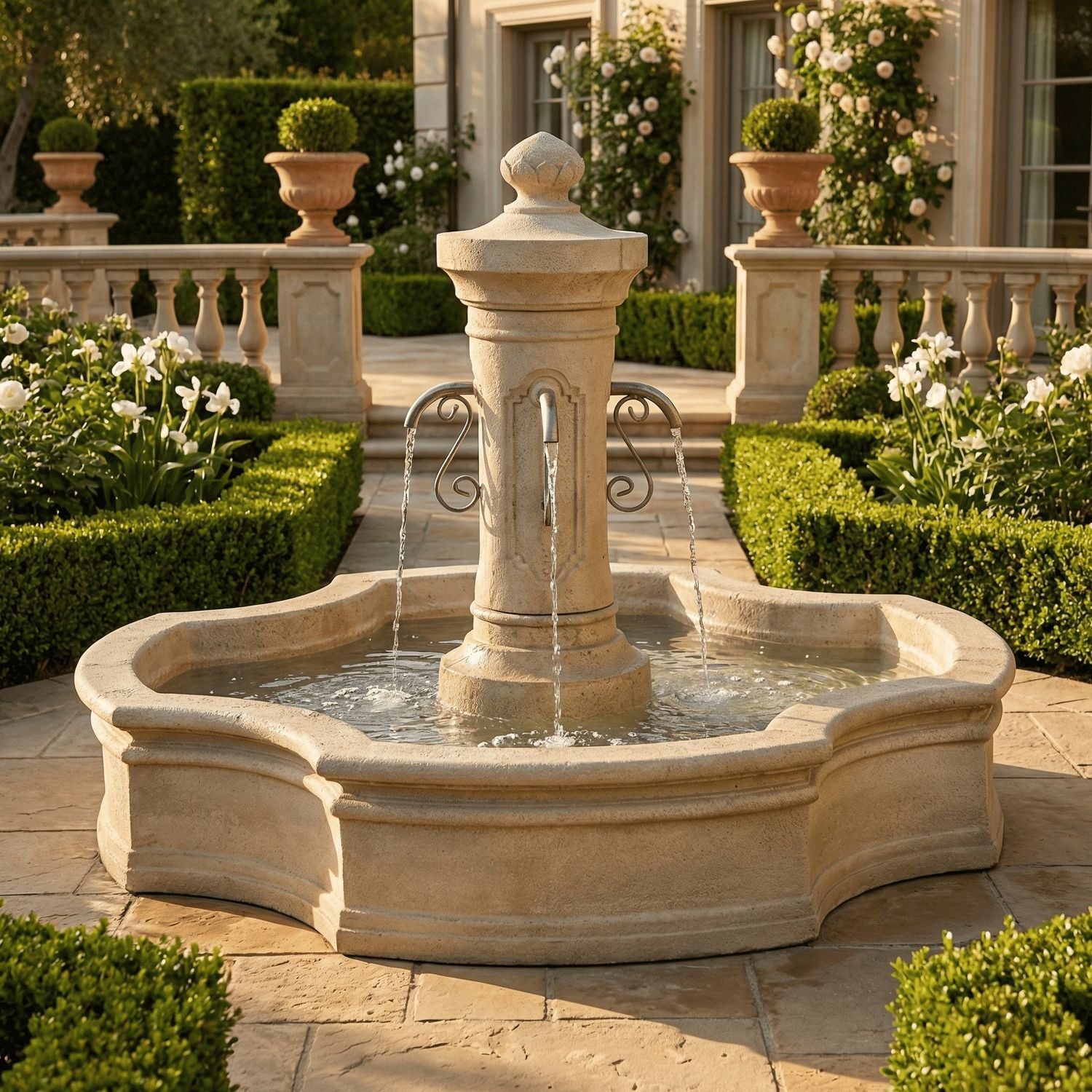 Amalfi Monaco Pond Fountain