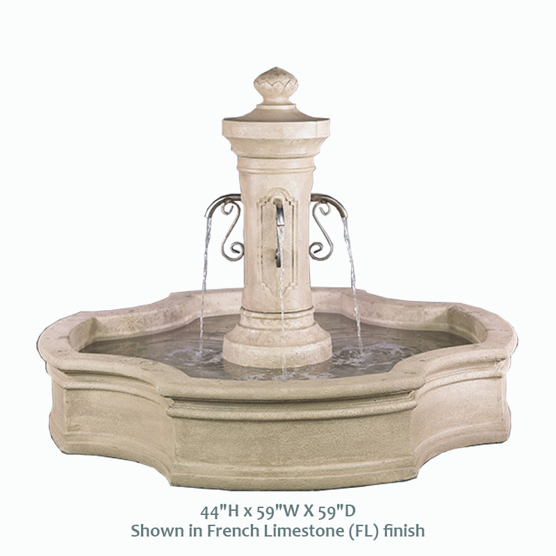 Amalfi Monaco Pond Fountain