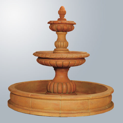 Ambra Two Tier Pond Fountain