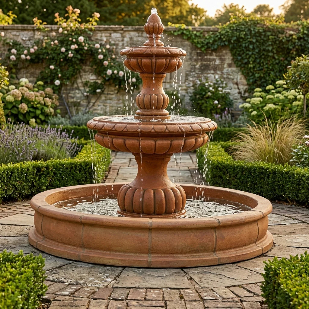 Ambra Two Tier Pond Fountain