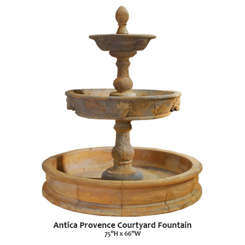 Antica Provence Courtyard Fountain