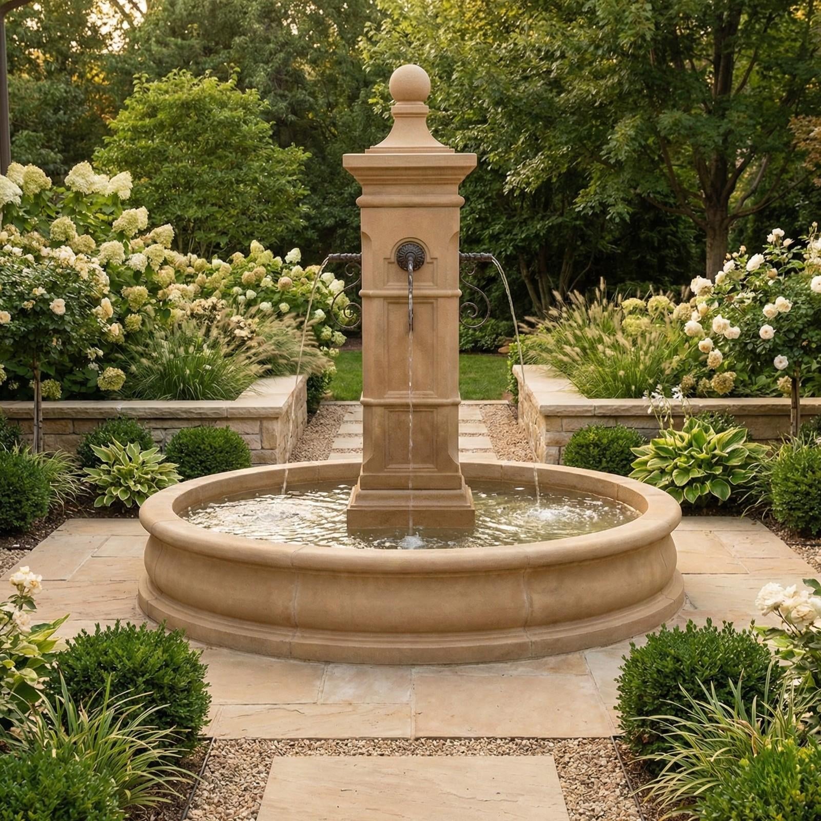 Aquitaine Pond Fountain