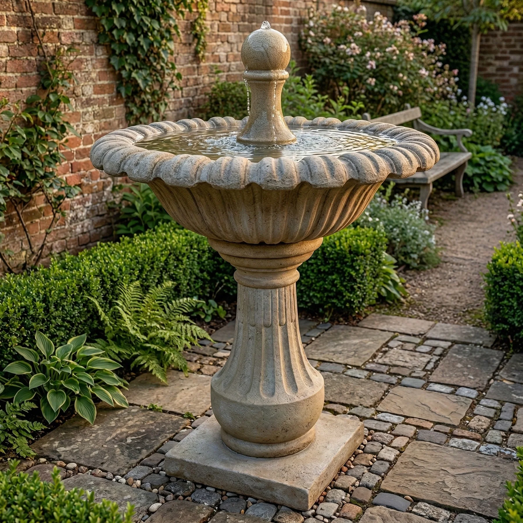 Asti Outdoor Water Fountain