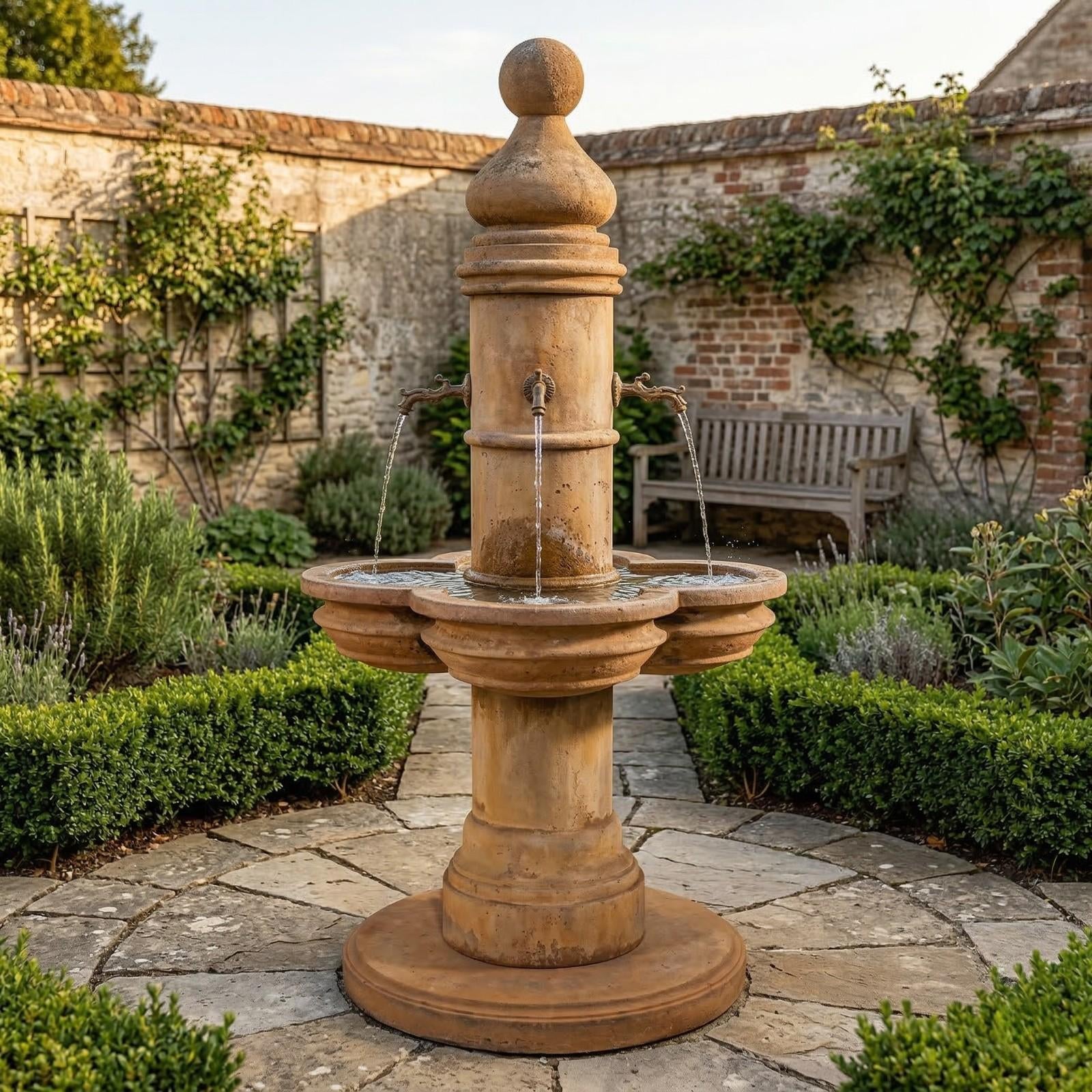 Beaumont Fountain For Bronze Spouts