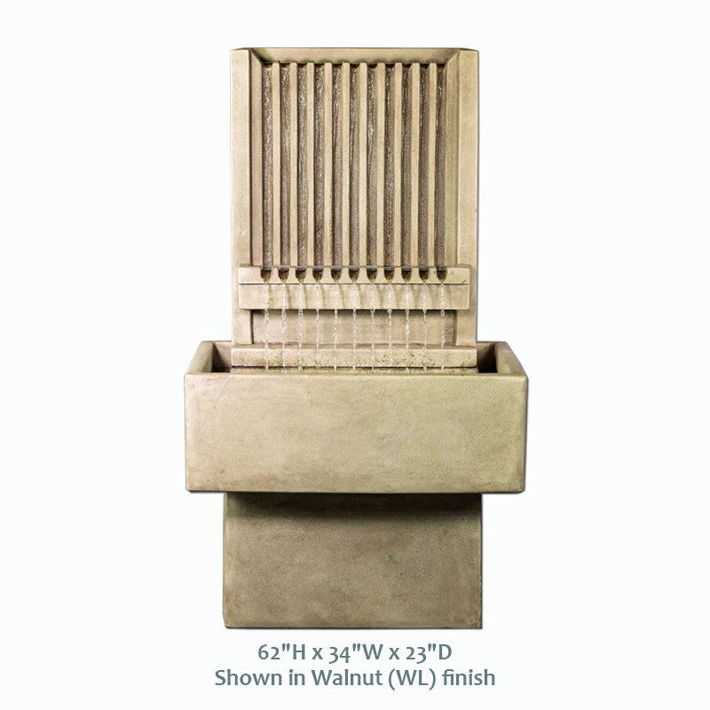 Brentwood Channel Wall Fountain Tall