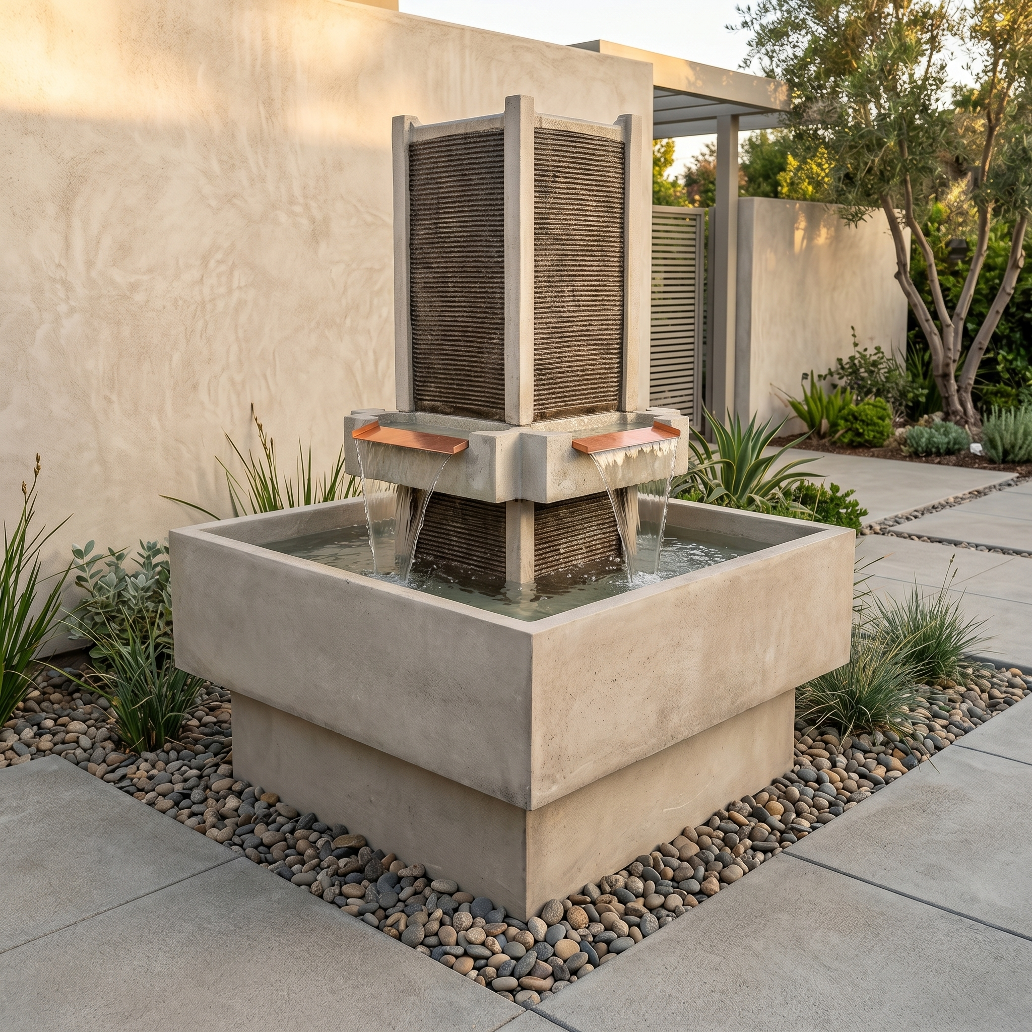 Brentwood Courtyard Fountain