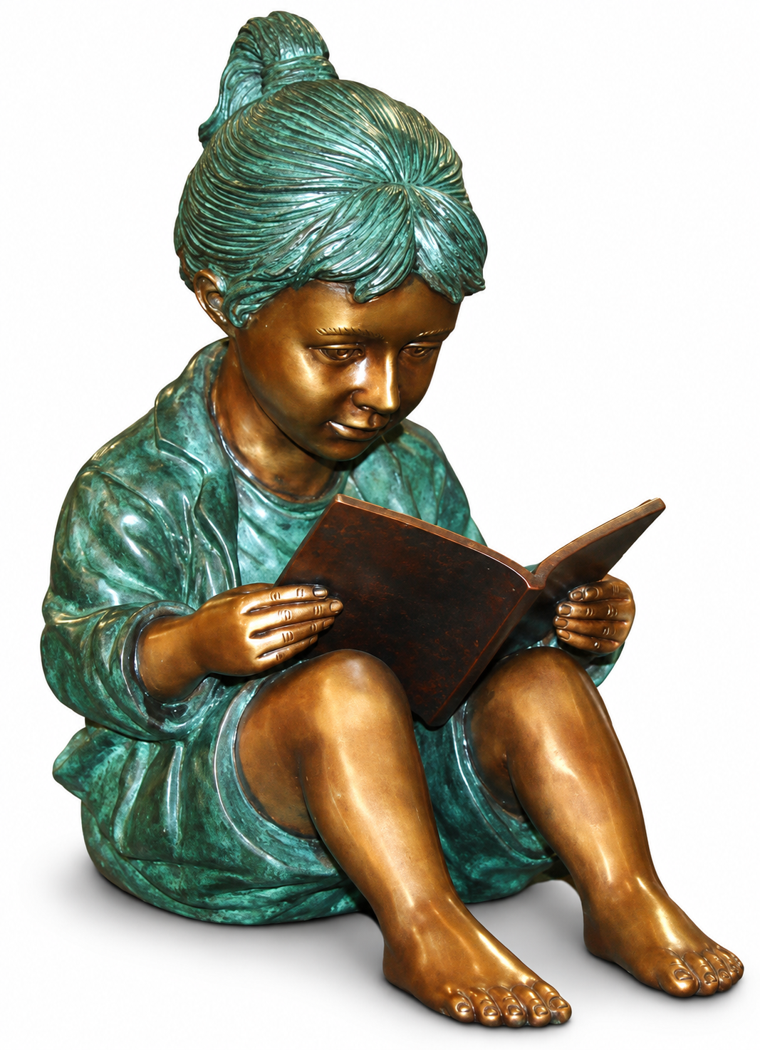 Brass Baron Garden Story Book Girl