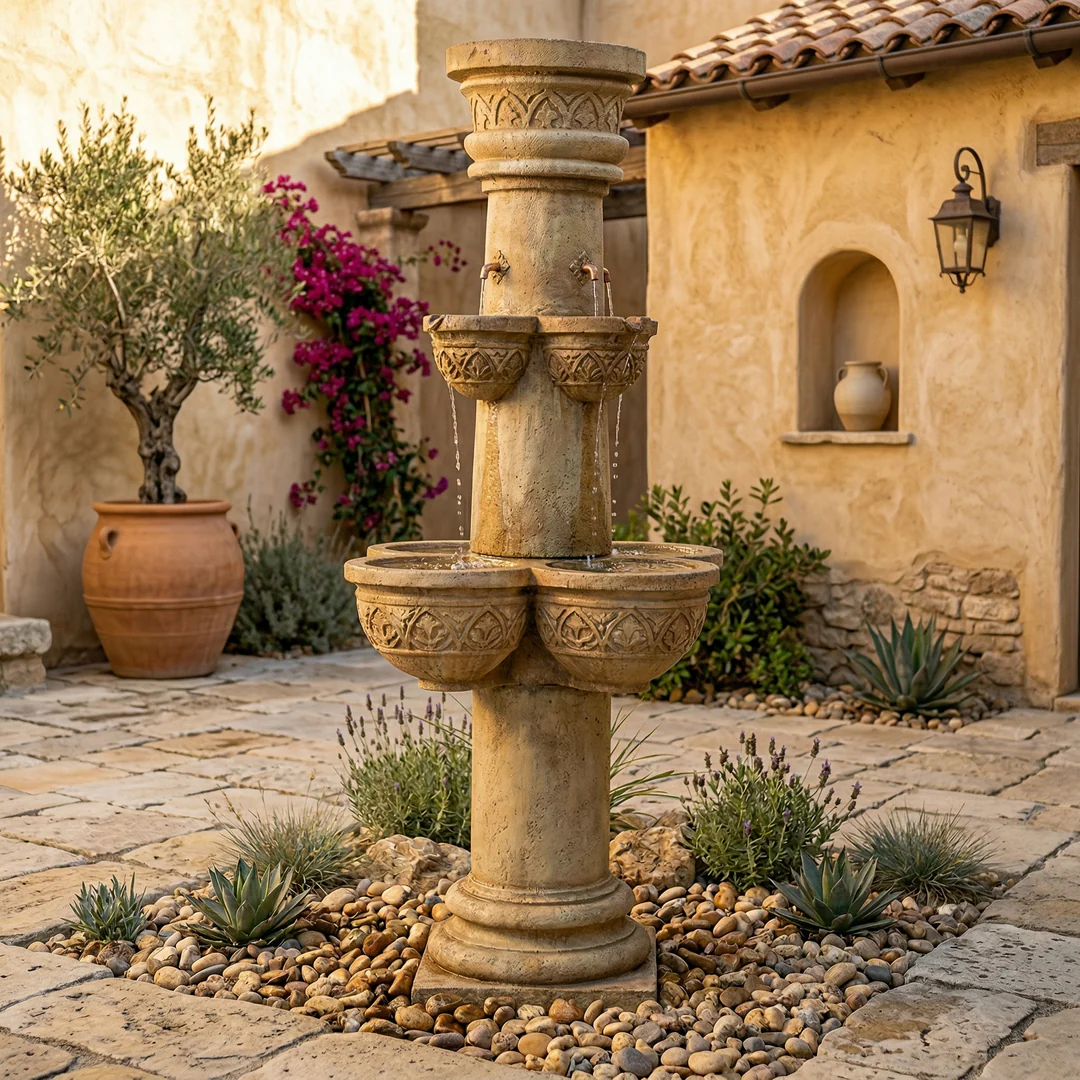 Cathedral Outdoor Water Fountain