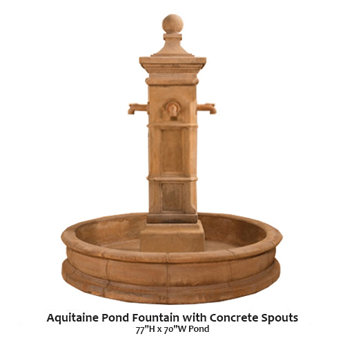Aquitaine Pond Fountain