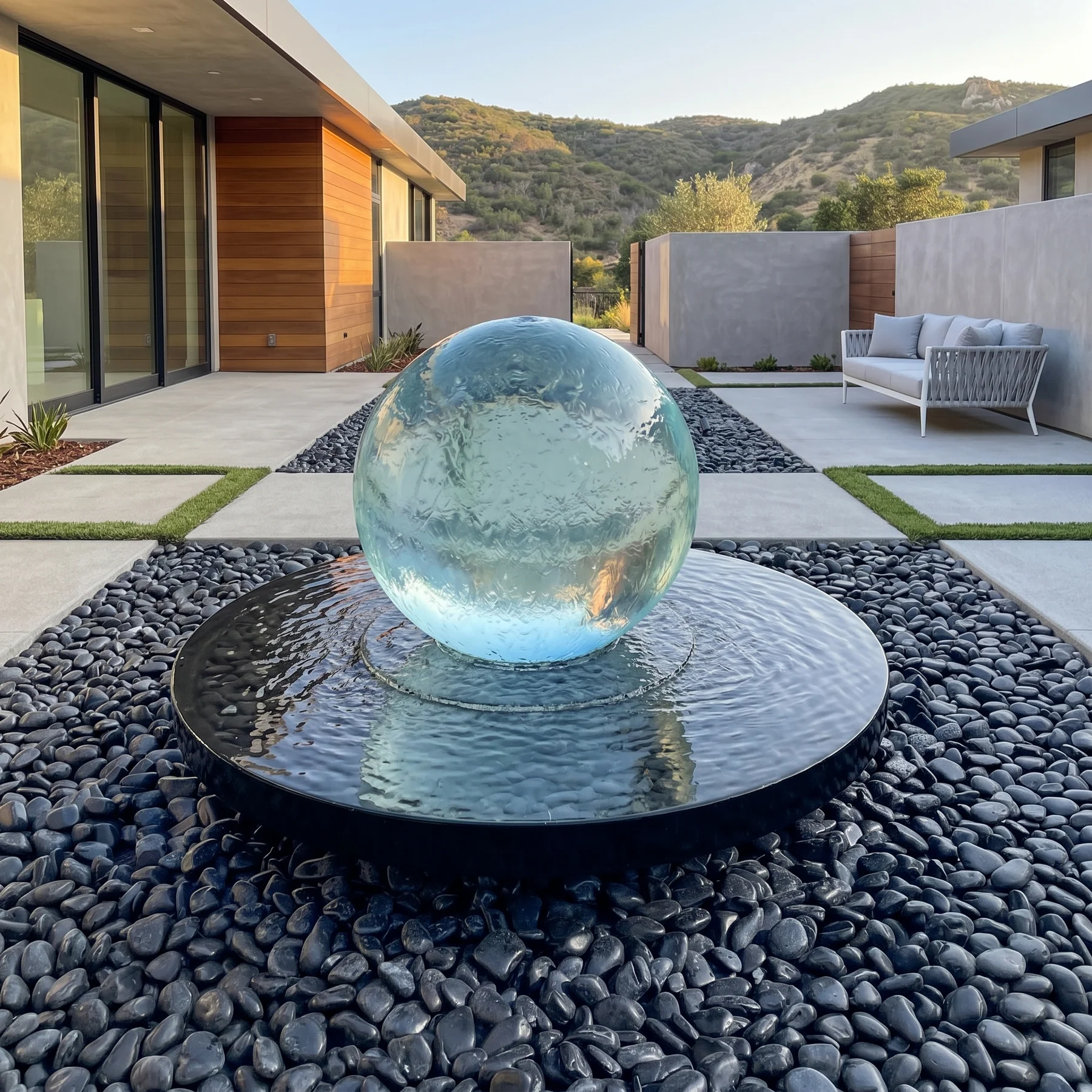 Crystal Sphere Fountain Kit 24