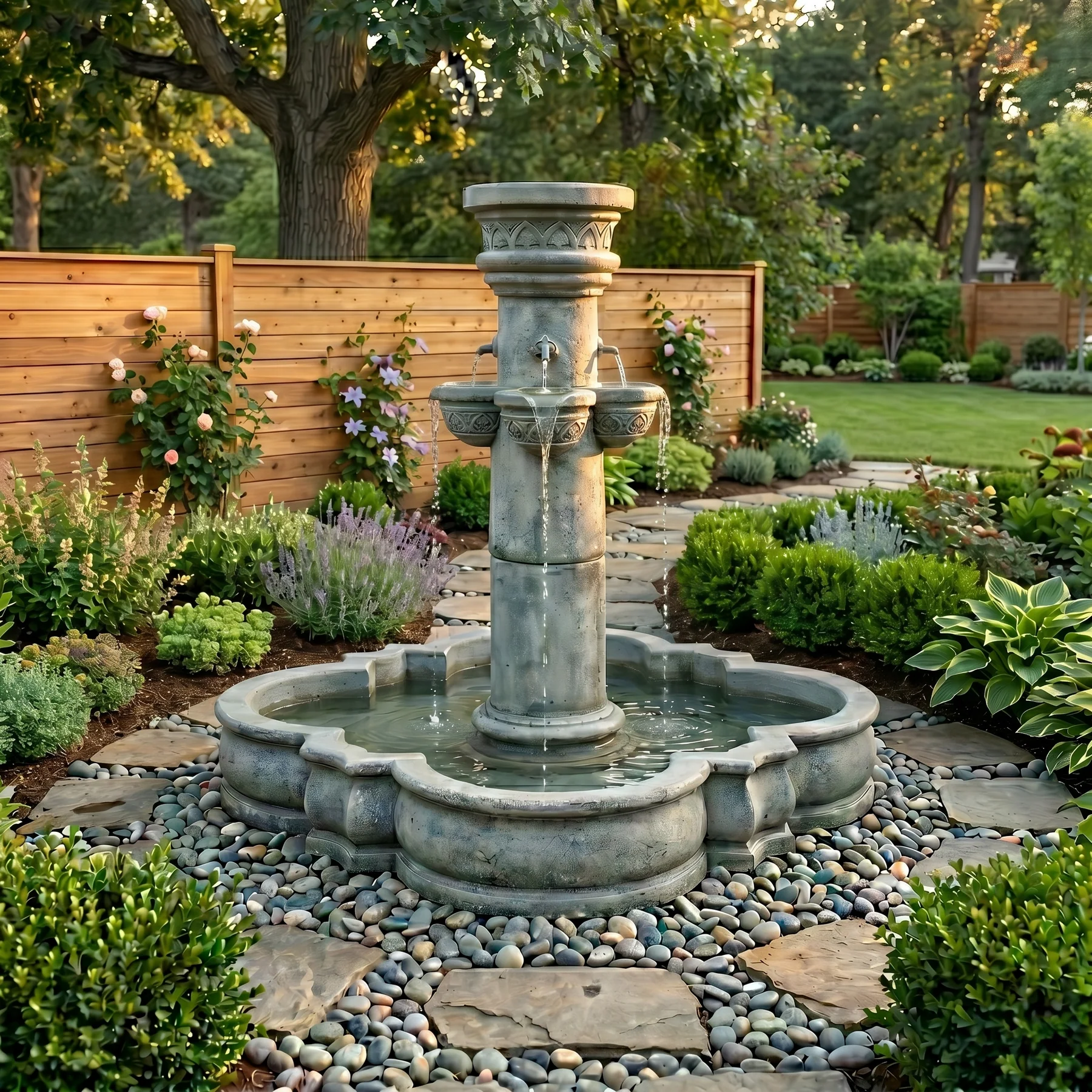 Del Moro Outdoor Water Fountain