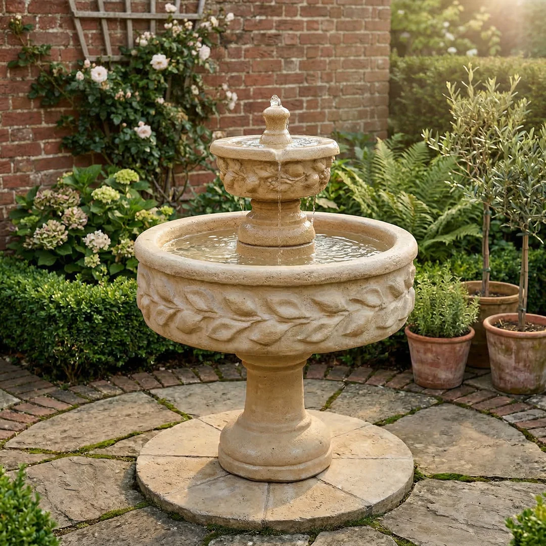Deruta Two Tier Fountain