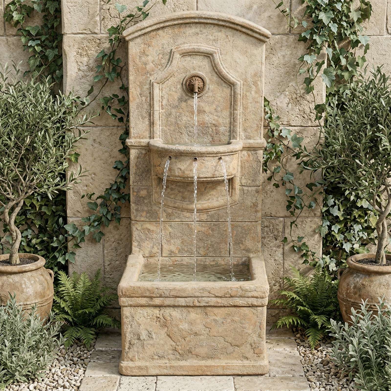 Di Amico Wall Outdoor Fountain