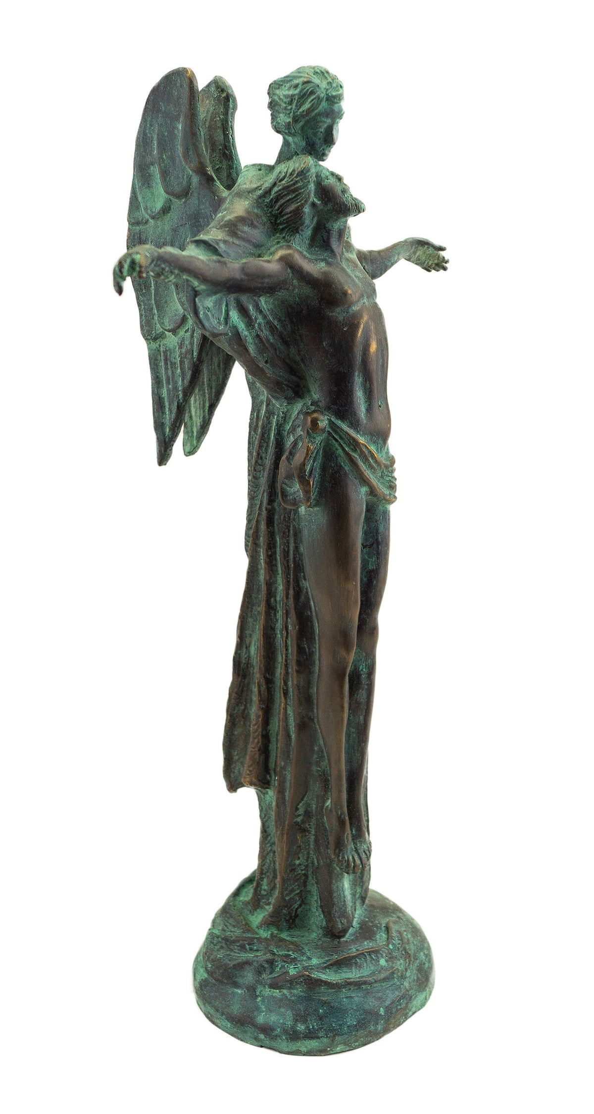 Brass Baron Jesus Attended by Angel, Verdis Finish