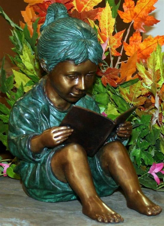 Brass Baron Garden Story Book Girl