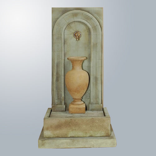 Tall Etruria Urn Wall Fountain For Spout