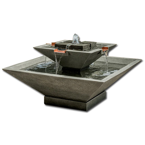 Facet Modern Outdoor Fountain