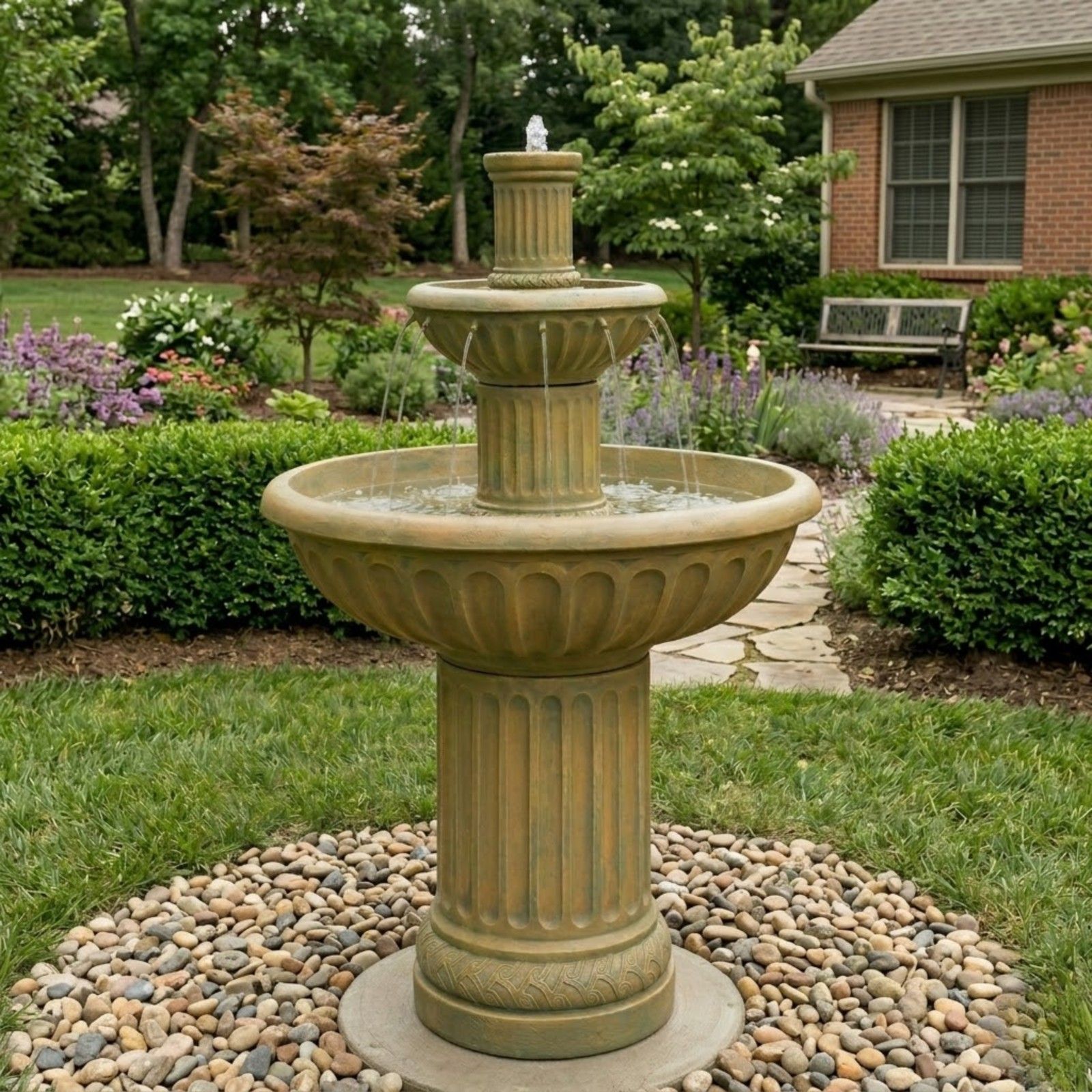 Fluted Fountain