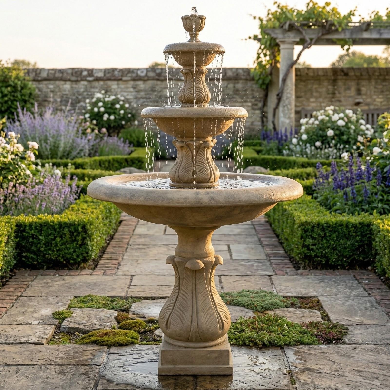 Folium Three Tier Fountain (Short Spacers)