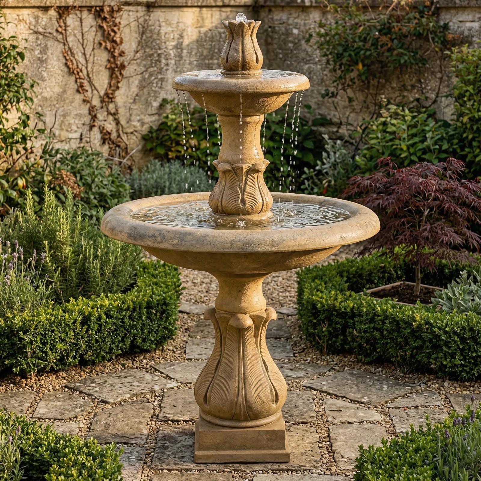 Folium Two Tier Fountain Tall