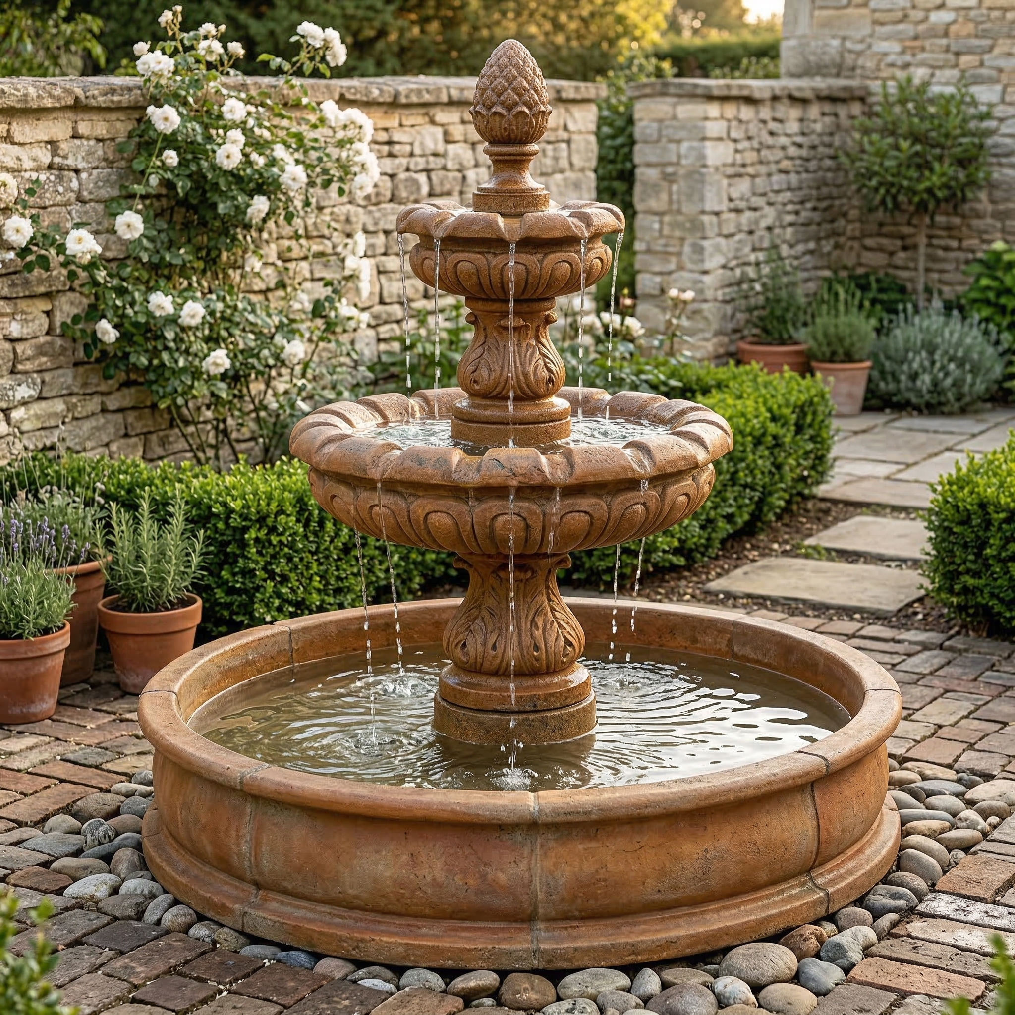 Francese Two Tier Pond Fountain