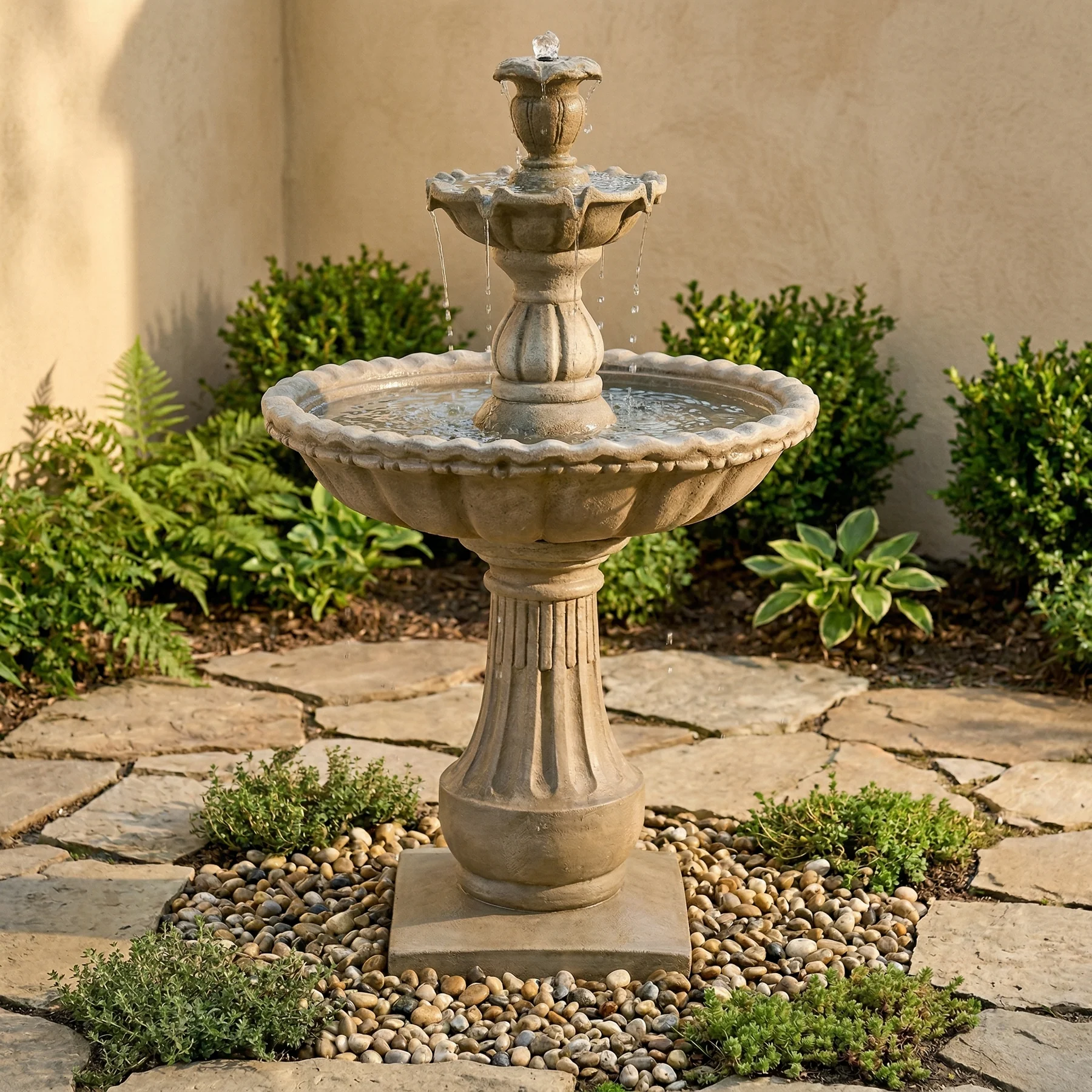 Gaetana Two Tier Fountain