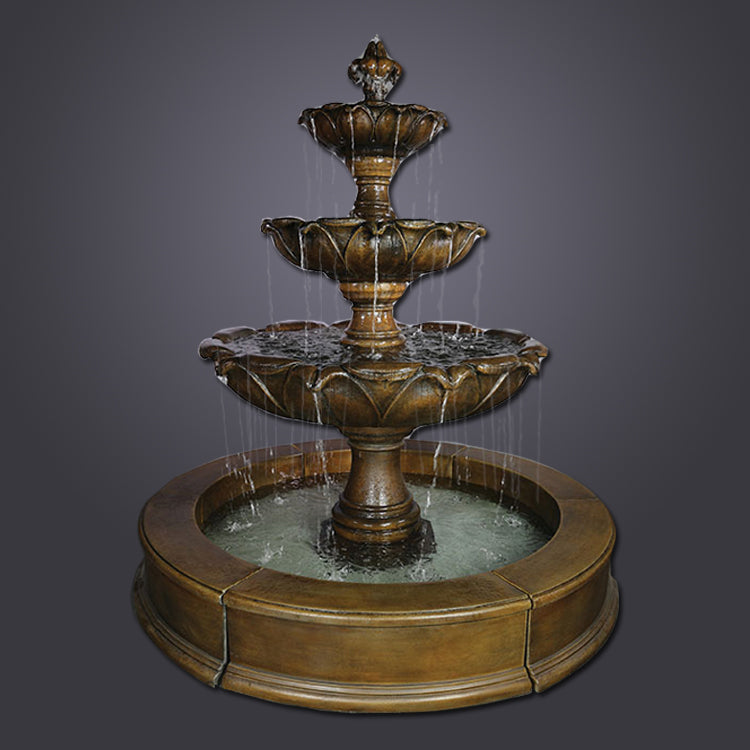 Gardenia Three Tier Easy Pond Fountain