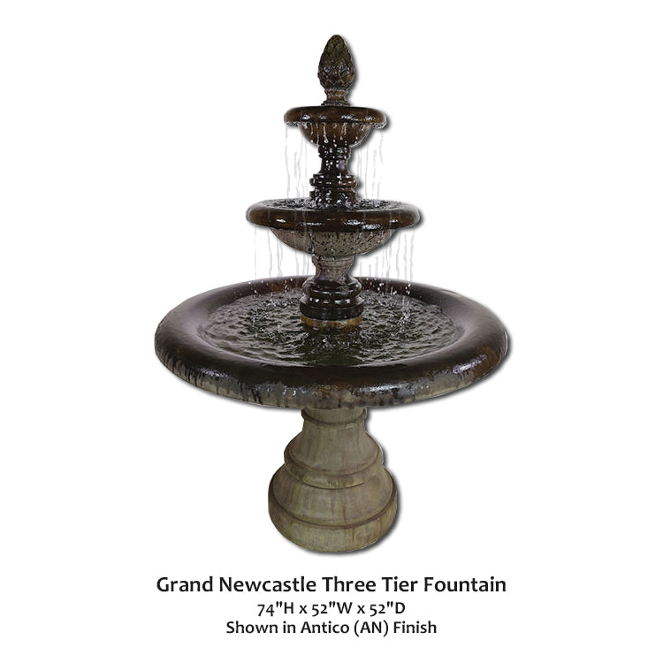 Grand Newcastle Three Tier Fountain