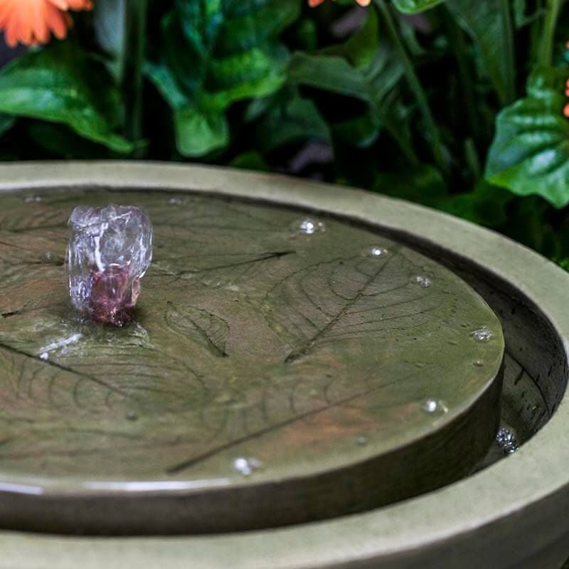 Hydrangea Leaves Garden Terrace Fountain