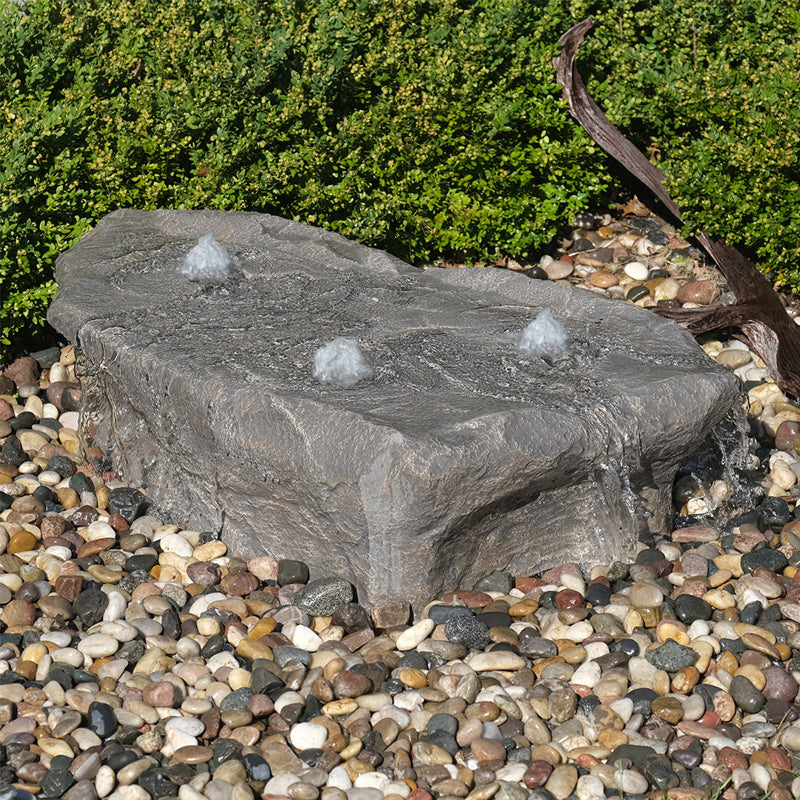 Manistique Falls Stone Outdoor Fountain