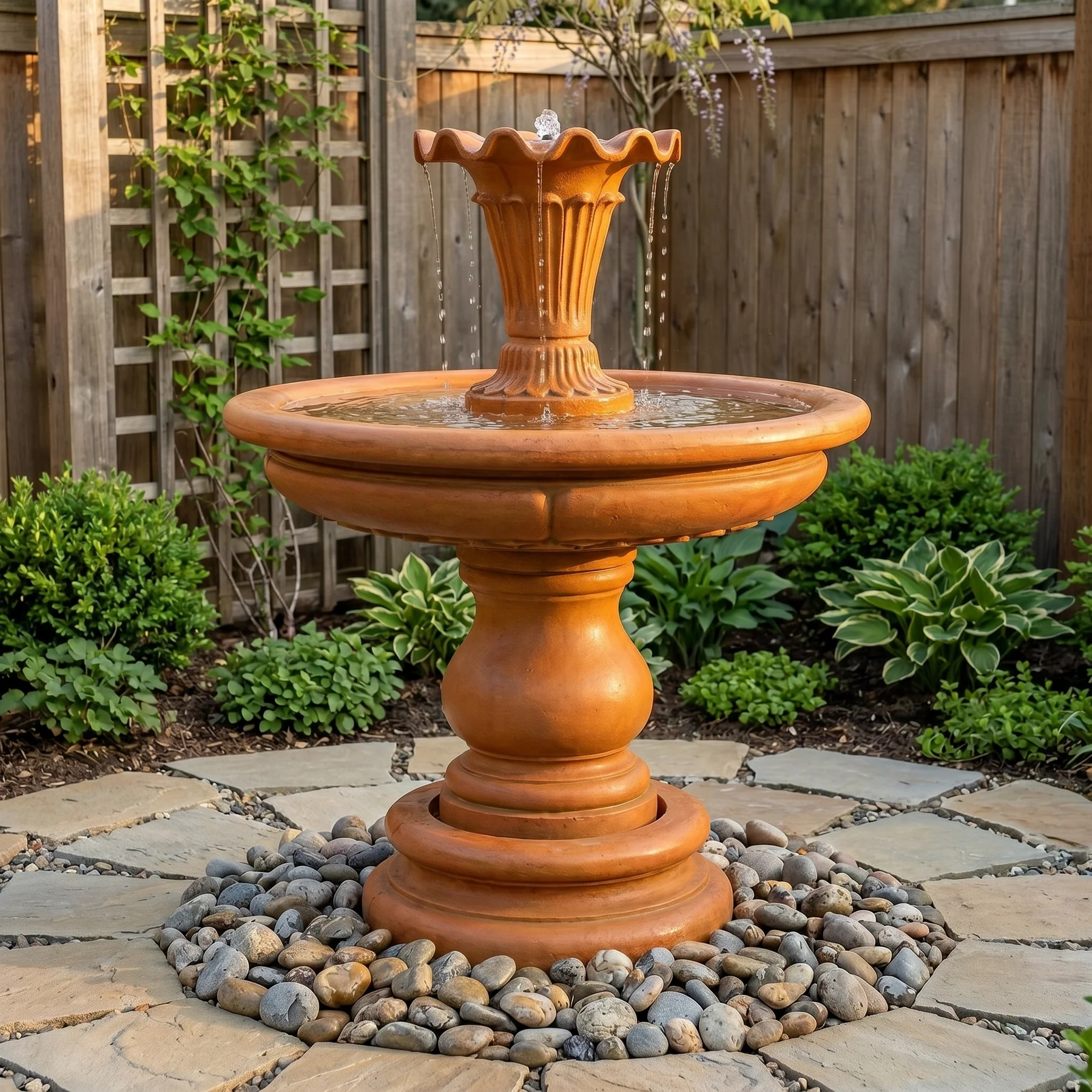 Lily Outdoor Fountain