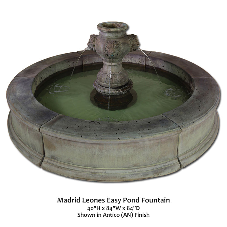 Madrid Leones Easy Pond Fountain