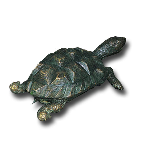 Brass Baron Medium Turtle Garden | Pool Accent