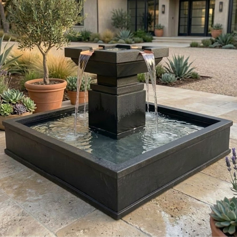 Miramar Square Pond Fountain