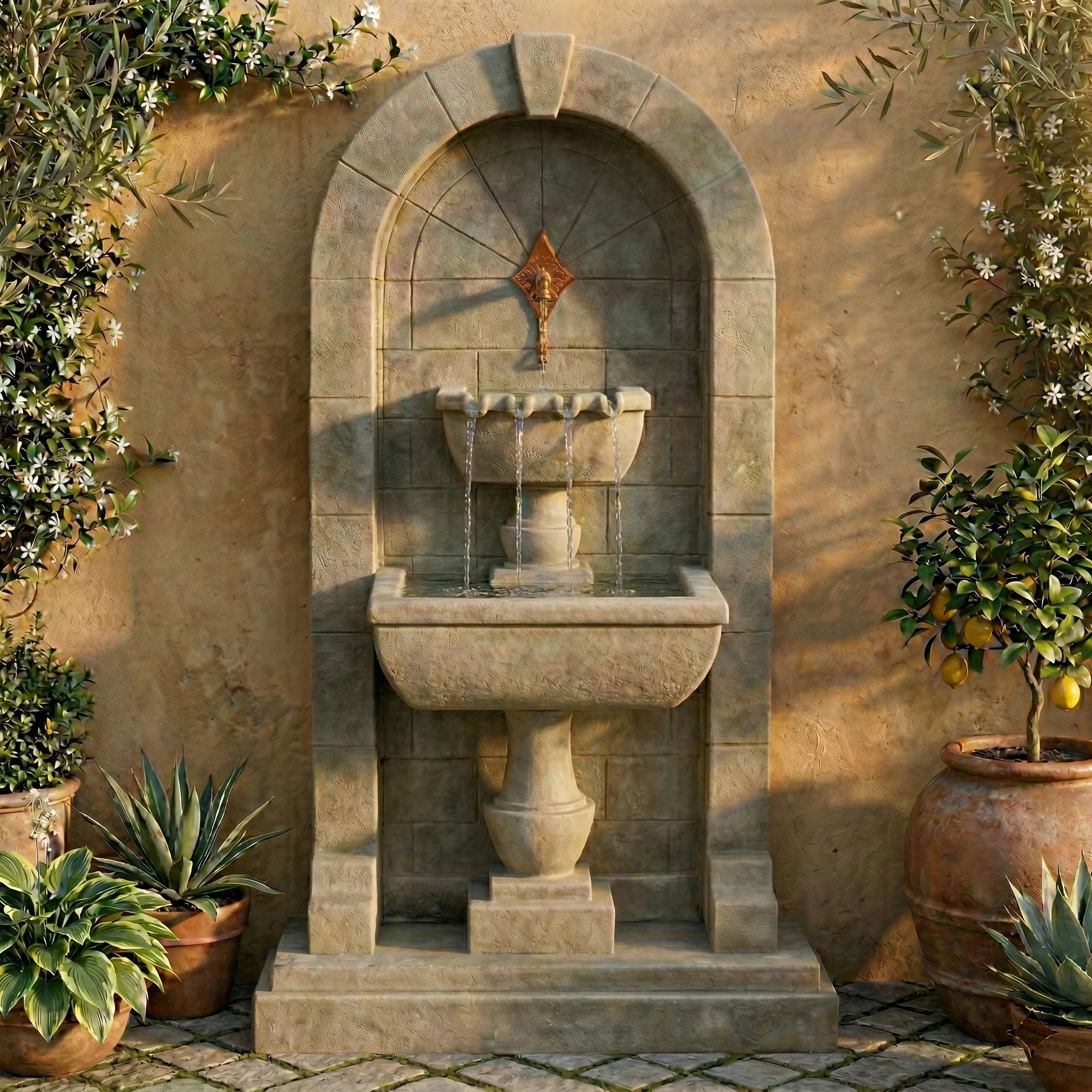 Monterosso Wall Fountain