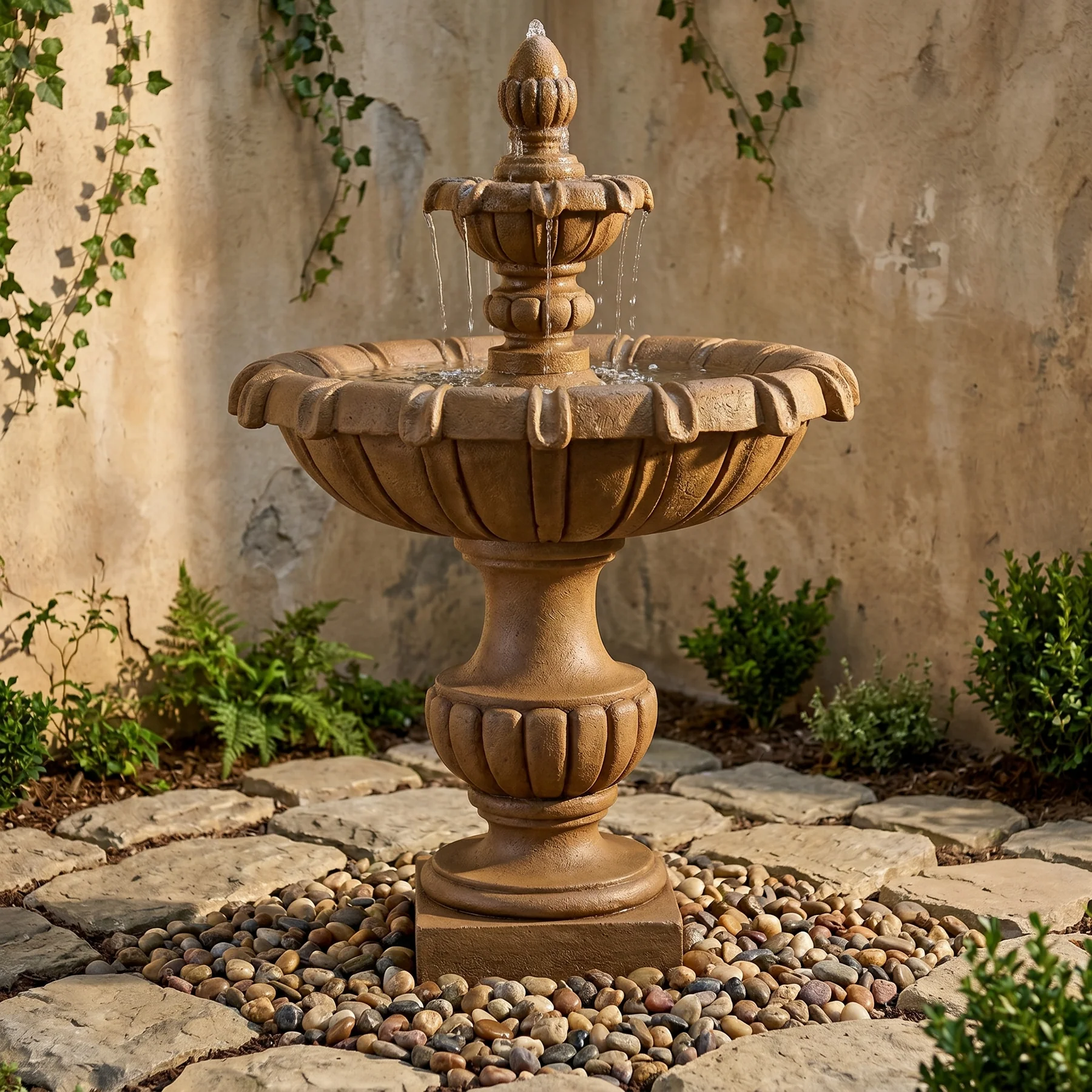 Petite Chateau Two Tier Fountain