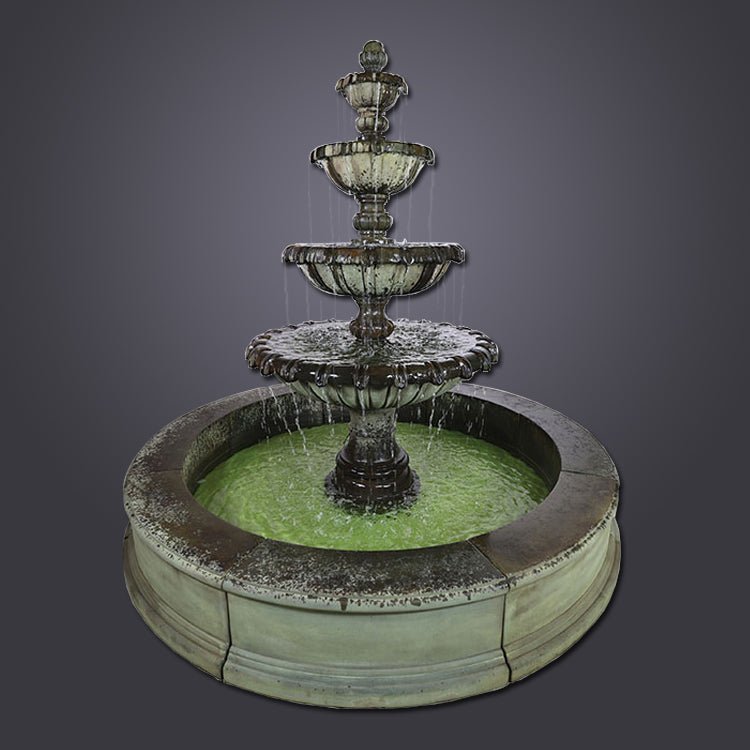 Regal Chateau Four Tier Easy Pond Large Fountain