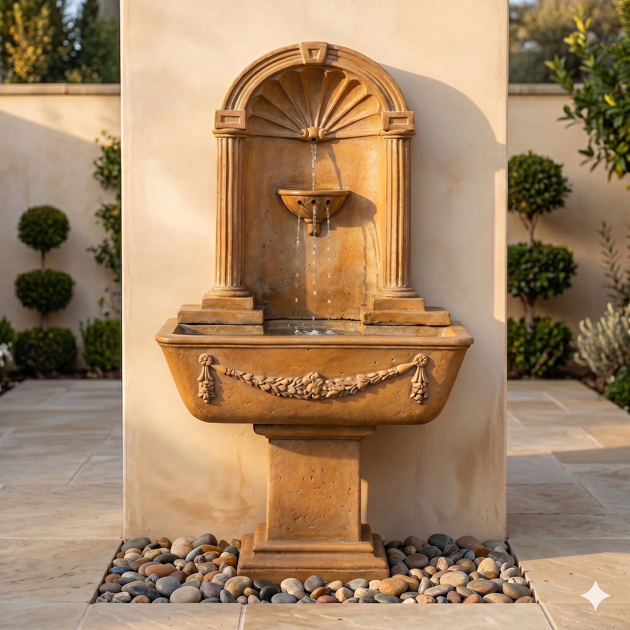 Renaissance Wall Outdoor Fountain
