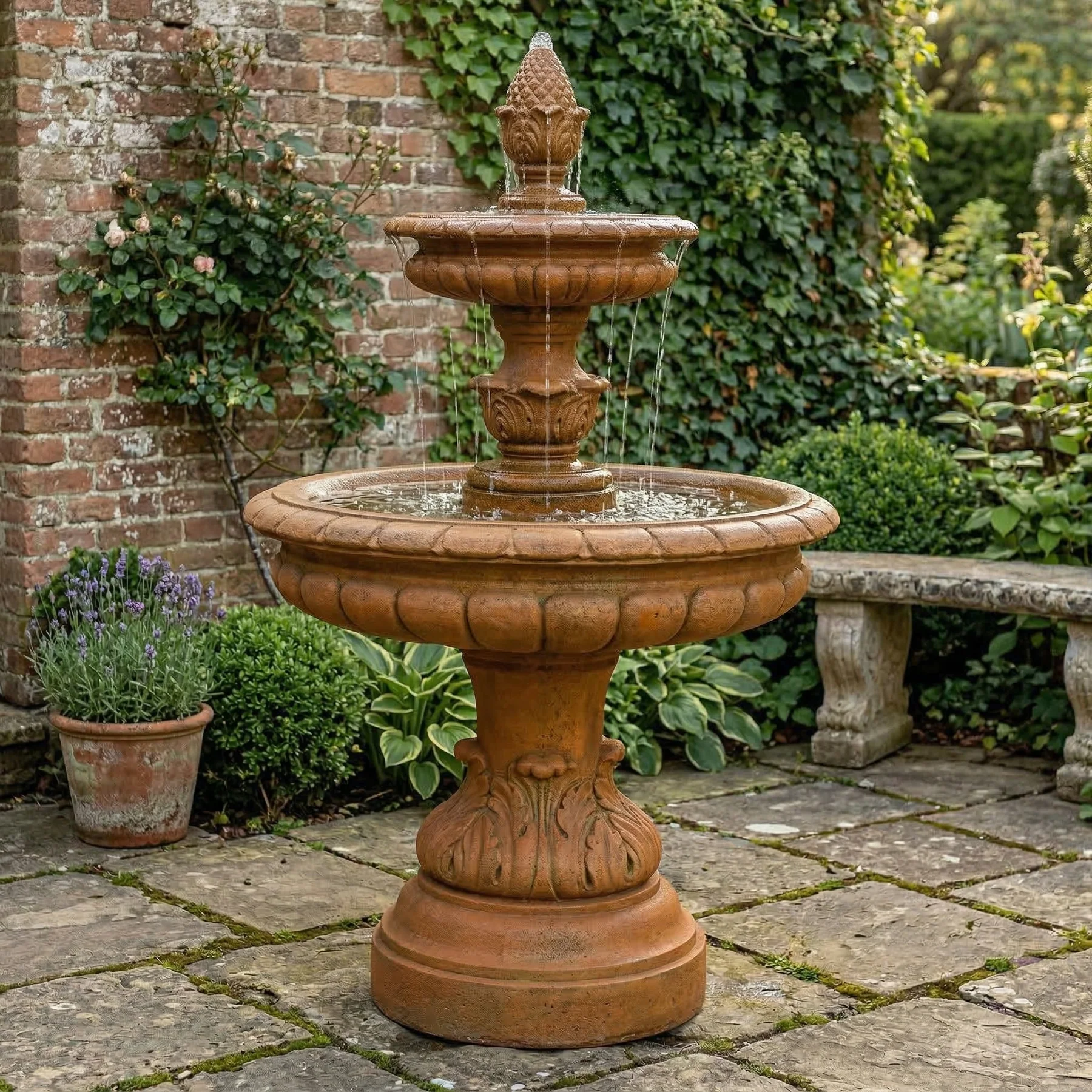 Rosea Two Tier Fountain