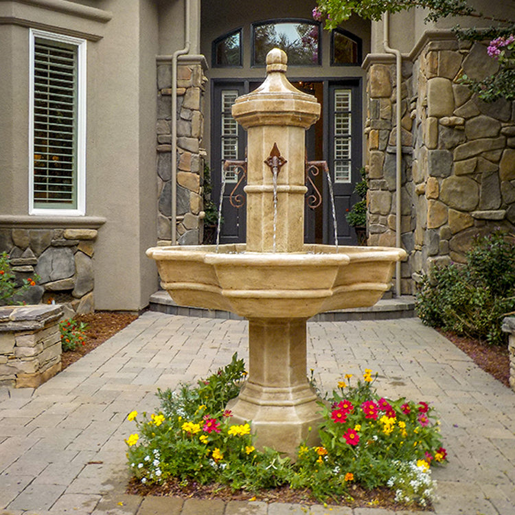 Roubaix Concrete Outdoor Fountain For Spout