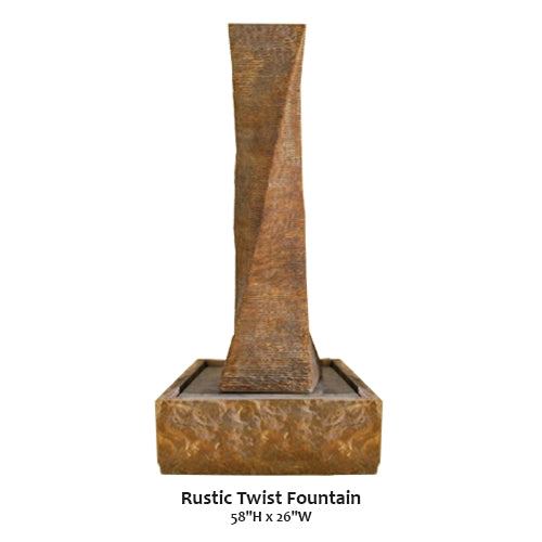 Rustic Twist Fountain