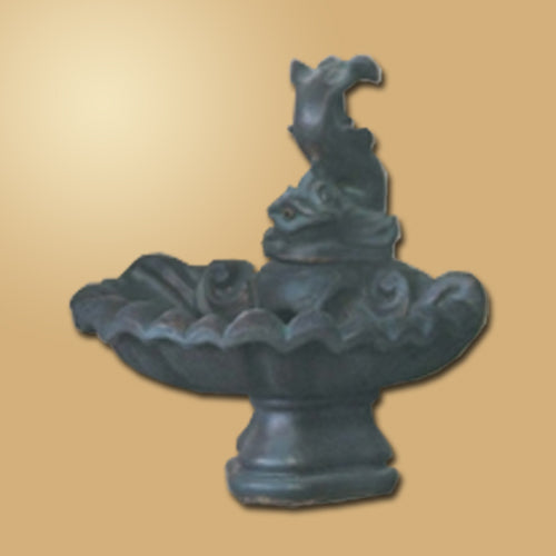 Small One Tier Fountain With Fish